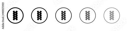 Shoe lace icon Symbol mark in Outline style