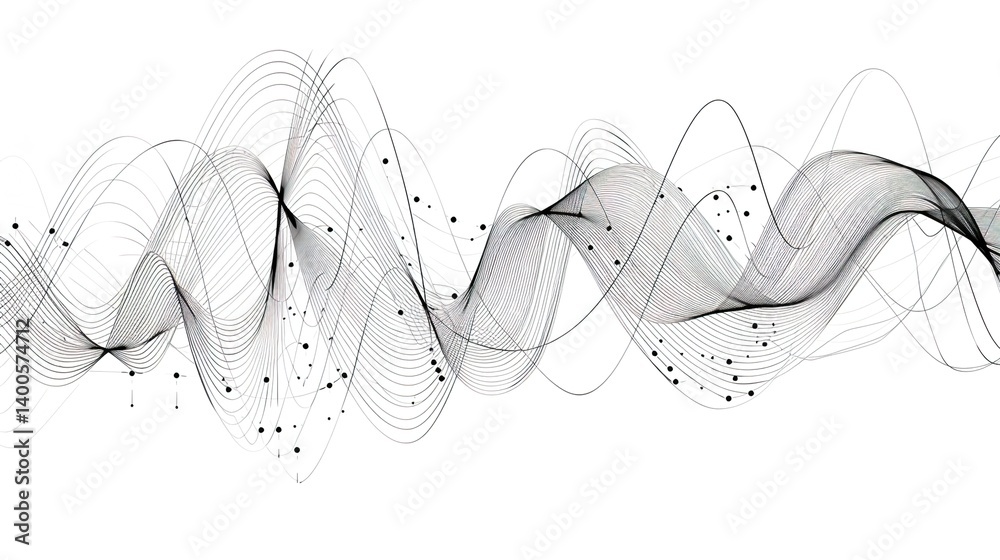AI Algorithm - Line Background: Unveiling the Visual Tapestry of Computational Intelligence