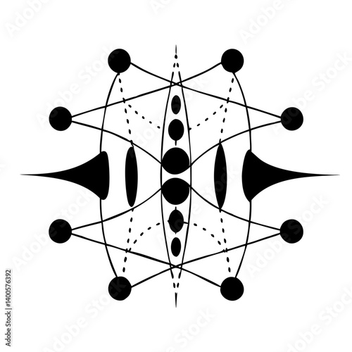 quantum field icon, quantum field silhouette vector illustration-simple silhouette illustration of quantum field, perfect for quantum field logos and icons