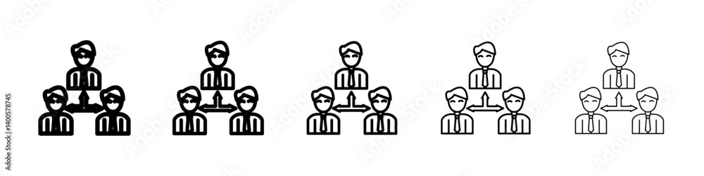 Third party icon Symbol mark in Outline style Third party icon Symbol mark in Outline style