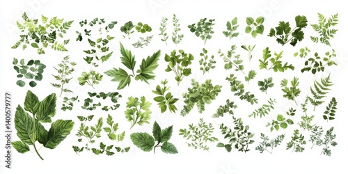 Assorted Green Foliage Collection