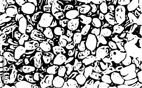 black and white seamless pattern with raisins