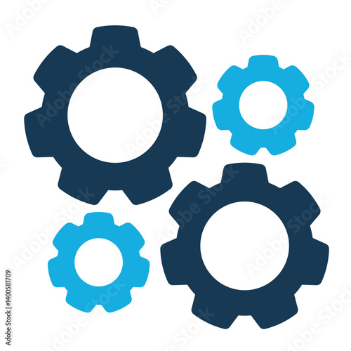 Mechanism Icon Duo Tone Style for Efficiency Pack Icon Themes