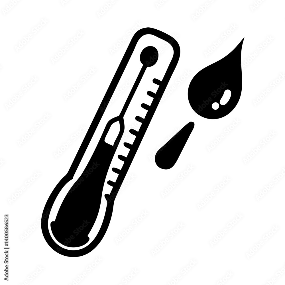 thermometer icon, thermometer silhouette vector illustration-simple silhouette illustration of thermometer, perfect for thermometer logos and icons thermometer icon, thermometer silhouette vector illustration-simple silhouette illustration of thermometer, perfect for thermometer logos and icons