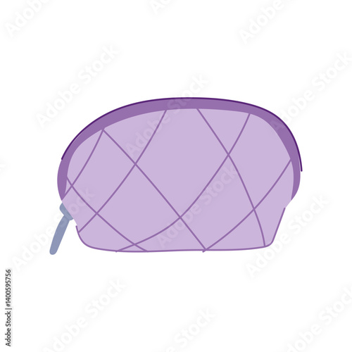 eyeliner makeup bag cartoon vector illustration