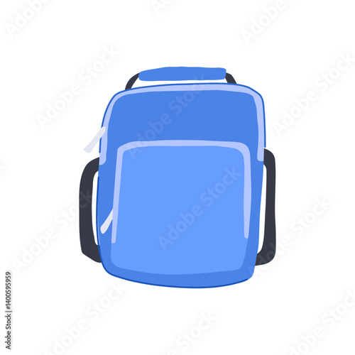 fashion messenger bag cartoon vector illustration