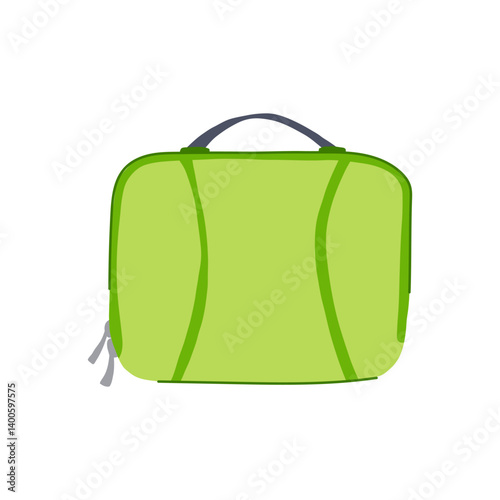 space packing cube cartoon vector illustration