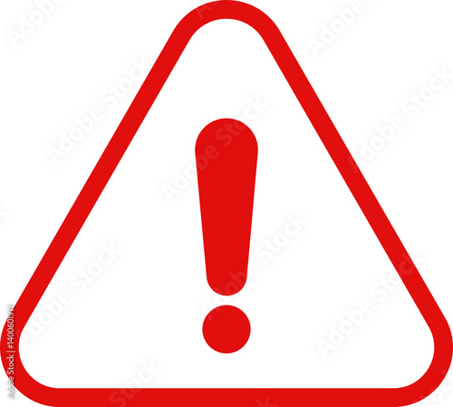 Attention caution sign warning symbol icon danger Exclamation mark signs