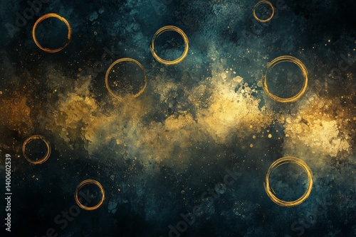 Cosmic rings, swirling nebula