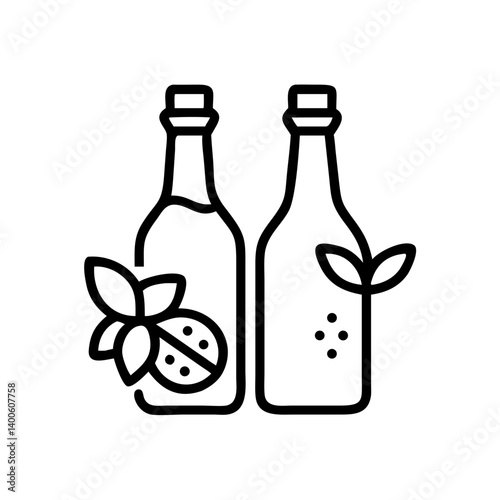 vinegar and oil