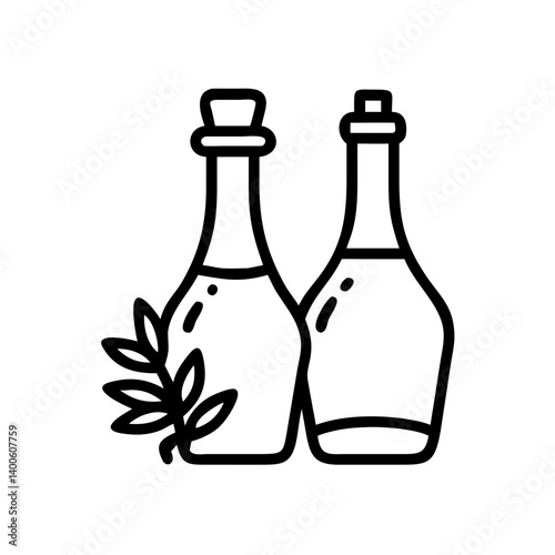 vinegar and oil
