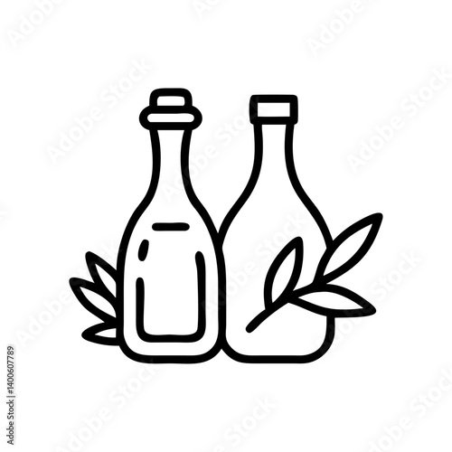 vinegar and oil
