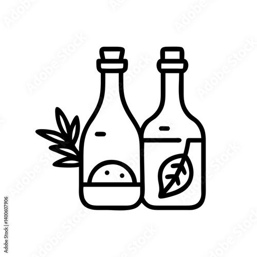 vinegar and oil