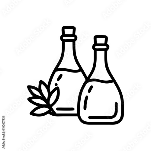 vinegar and oil