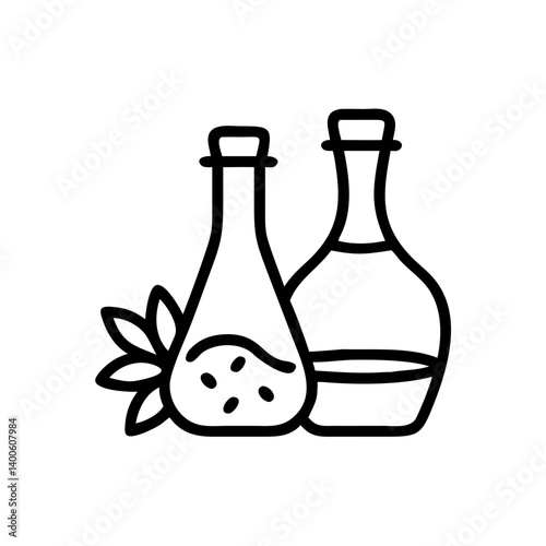vinegar and oil