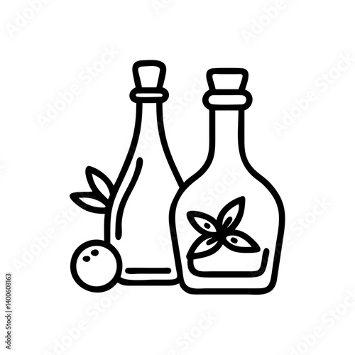 vinegar and oil