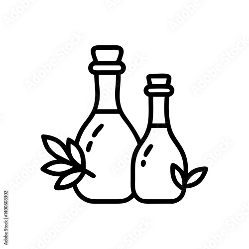 vinegar and oil