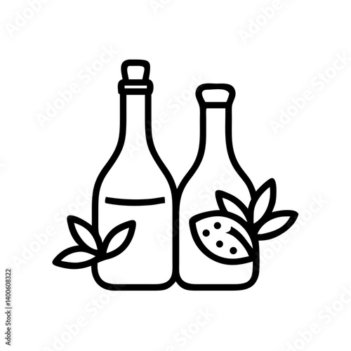 vinegar and oil