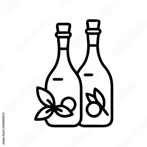vinegar and oil