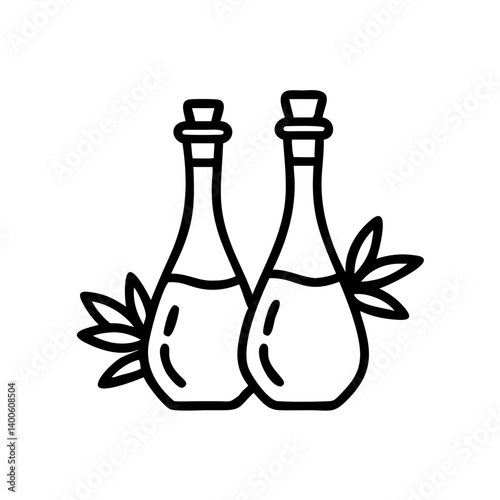 vinegar and oil