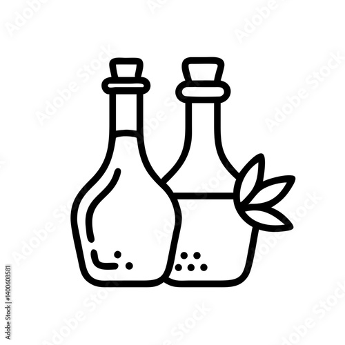 vinegar and oil