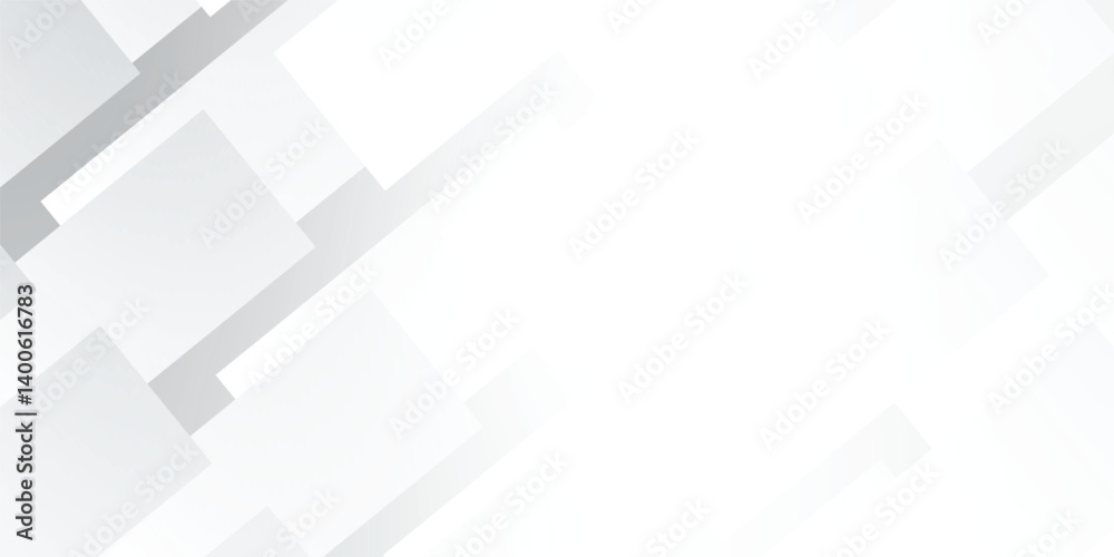Modern White & Gray Tech-Inspired Abstract Background, Minimalist Geometric Background with Soft Light & Shadows, Elegant Technology Design , Futuristic Abstract Template with Clean Tech Vibes