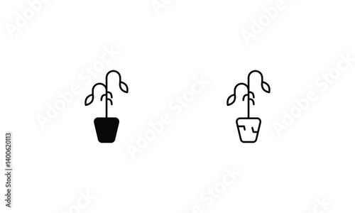 Water Crisis icons set vector stock illustration