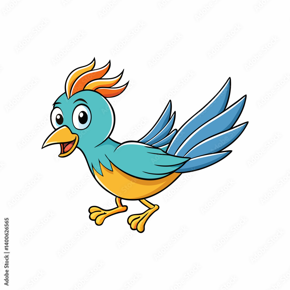 Obraz premium blue bird on a branch