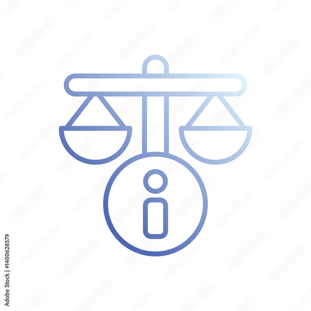 Legal Info icon vector stock illustration Legal Info icon vector stock illustration