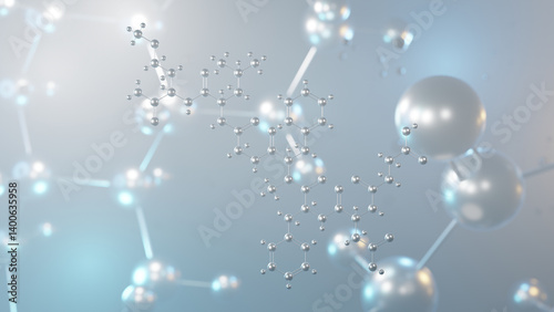 senktide molecular structure, 3d model molecule, tachykinin nk3 receptor agonist structural chemical formula view from a microscope photo