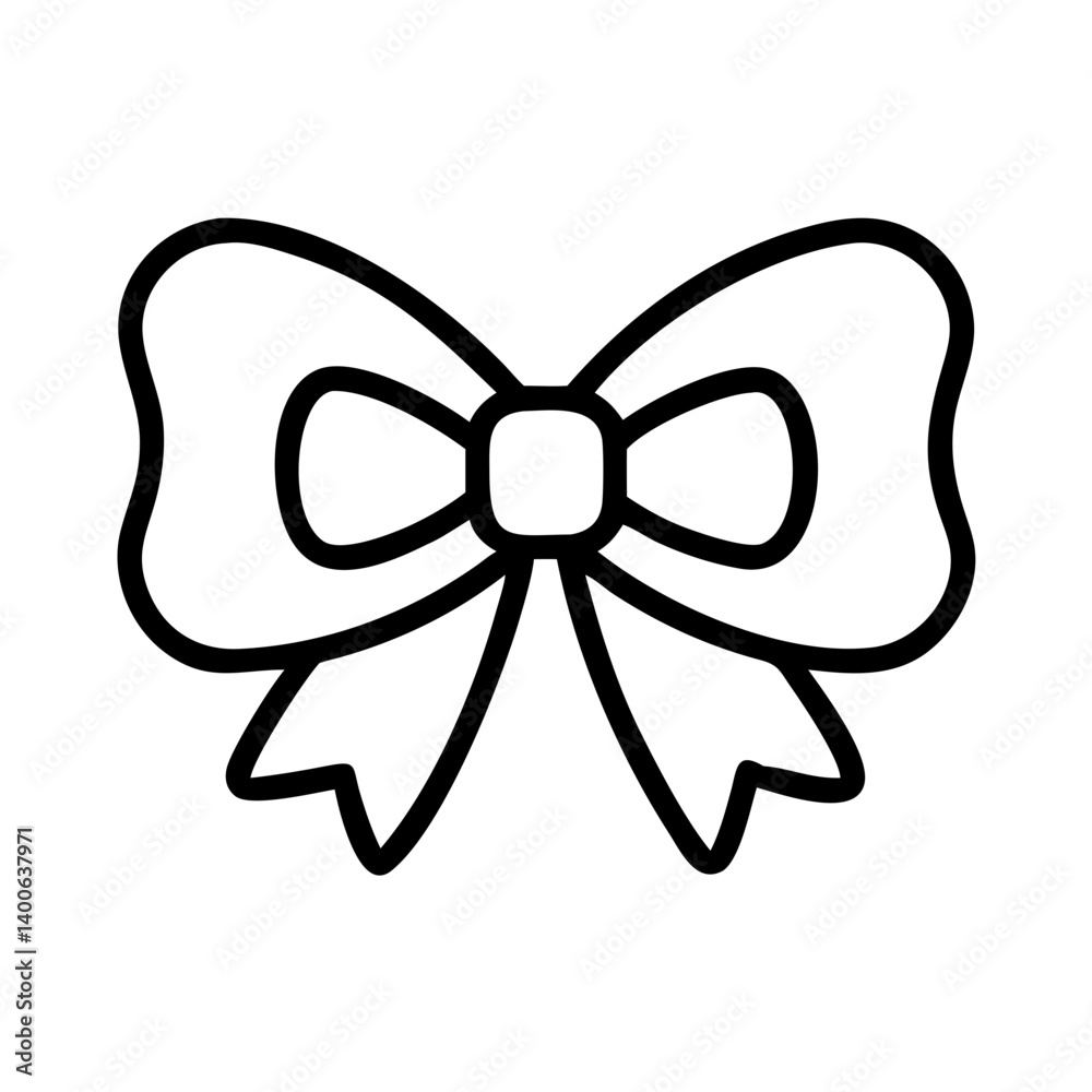 Downloadable black and white bow vector graphic for crafts, gifts, and decorations clip art design Downloadable black and white bow vector graphic for crafts, gifts, and decorations clip art design