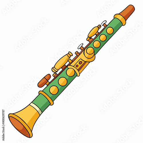 illustration of a flute
