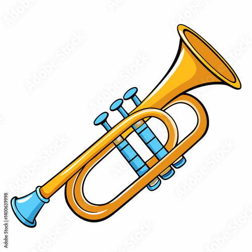 trumpet vector illustration