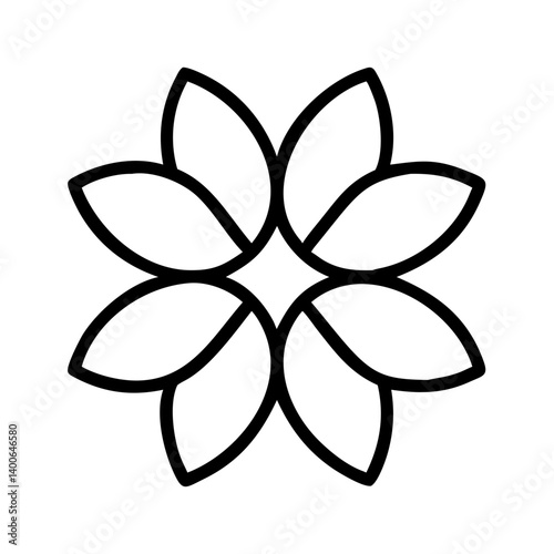 Download floral flower petal vector graphic design element nature blossom bloom illustration icon art