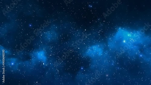 Wallpaper Mural Dark Blue Nebula with Twinkling Stars Night Sky Background Torontodigital.ca