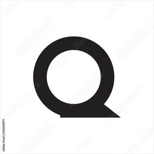 PrintQ letter logo icon design template elements. Q letter vector sign symbol