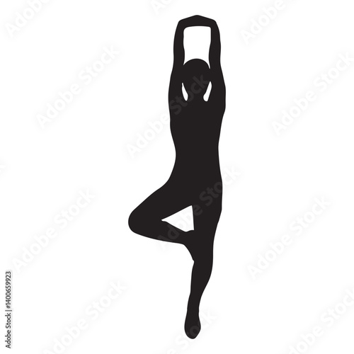 Silhouettes, Sport Women Silhouettes, Yoga, Collection, Yoga Pose, Graphic, Meditate, Relaxation, Workout, Black, Isolated, Lifestyle, Asana, Relax, Vector Illustration