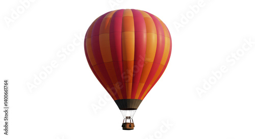 Isolated Hot Air Balloon