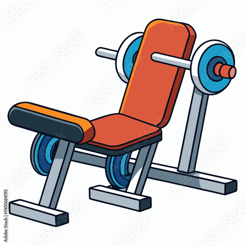 gym equipment vector