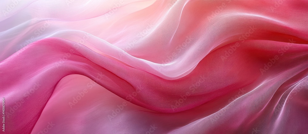 Obraz premium Delicate ombre fabric texture, soft flowing, perfect for apparel
