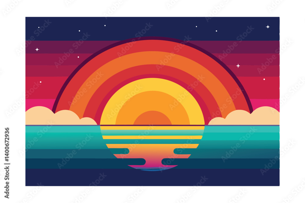 rainbow over the ocean rainbow over the ocean