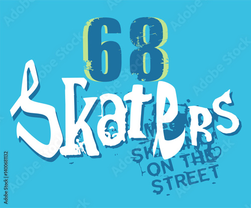 Boys' Sportive Style Skateboard Summer Outfit