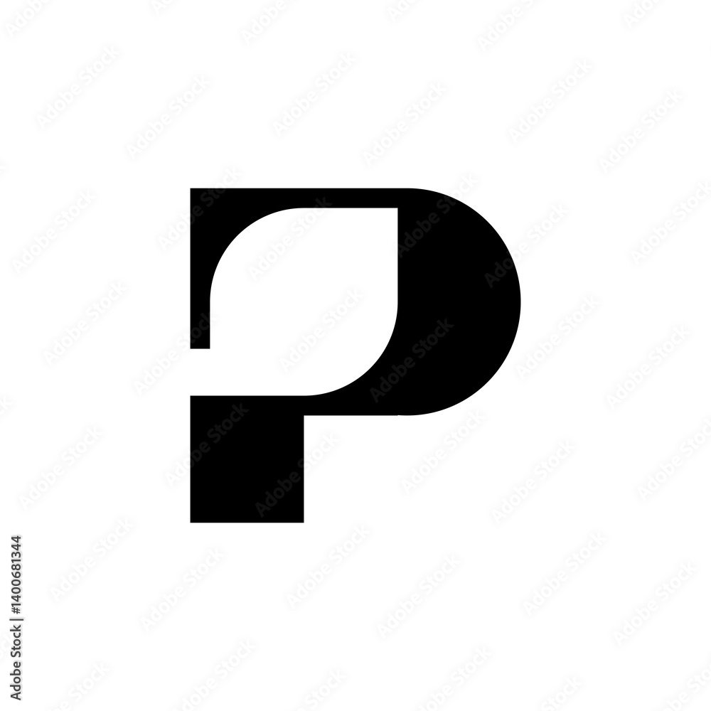 letter P logo letter P logo