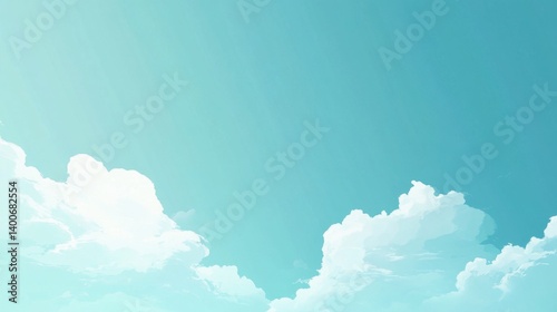 blue sky with clouds 4