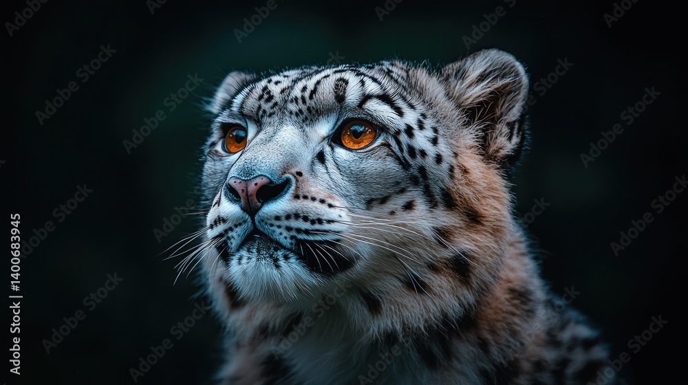 Obraz premium Snow Leopard Portrait (1)