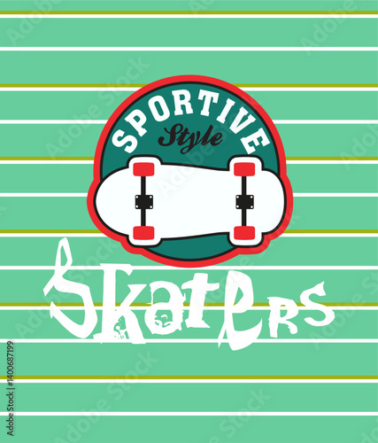 Sportive Skaters Badge