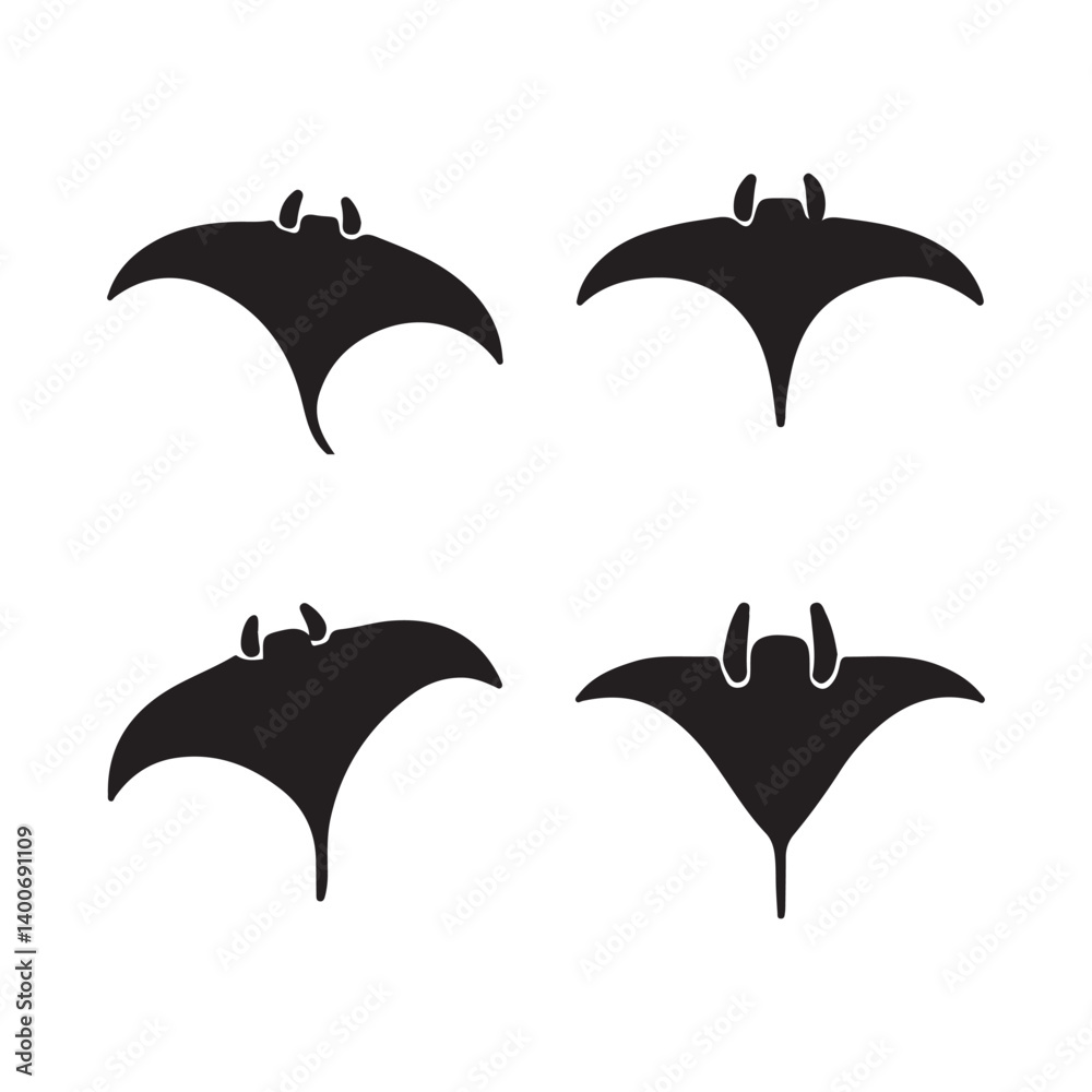 Naklejka premium fish vector icon