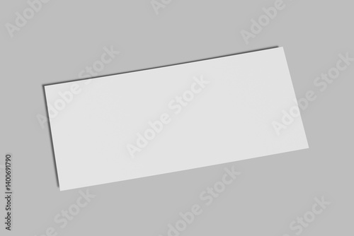 gift voucher blank mockup