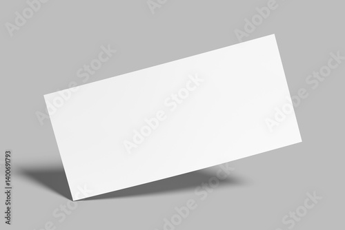 gift voucher blank mockup