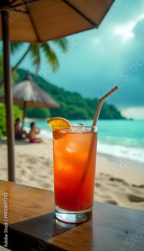 cocktail on the beach